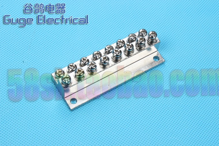 2*8-bit 16-bit stepped grounding terminal block grounding copper bar grounding terminal block terminal block copper block
