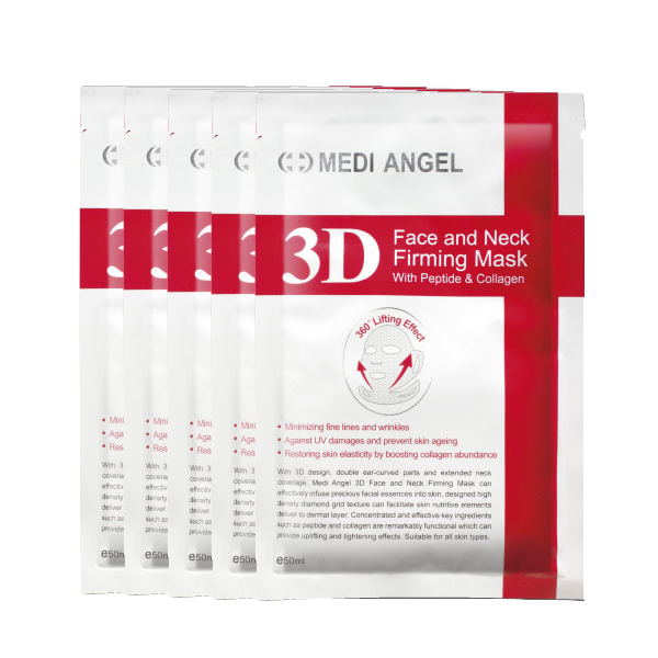 Medi Angel 八肽双重紧致面颈膜 5pcs 淡化细纹提拉紧致修复