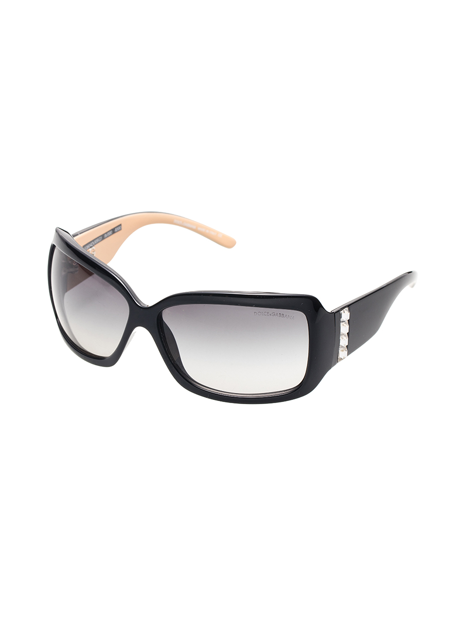 Dolce&Gabbana 灰棕色渐变全框宽镜架太阳眼镜