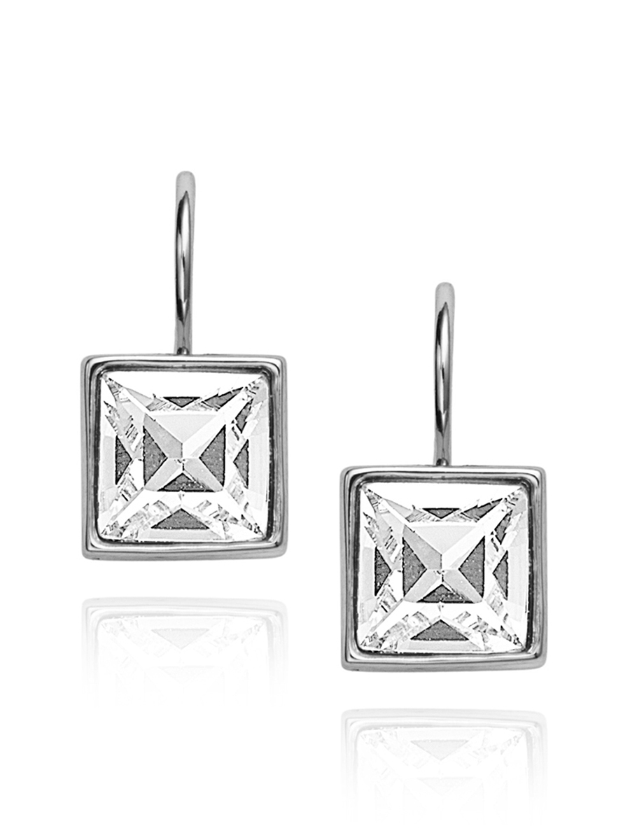 DYRBERG/KERN 银色新现代主义系列耳环