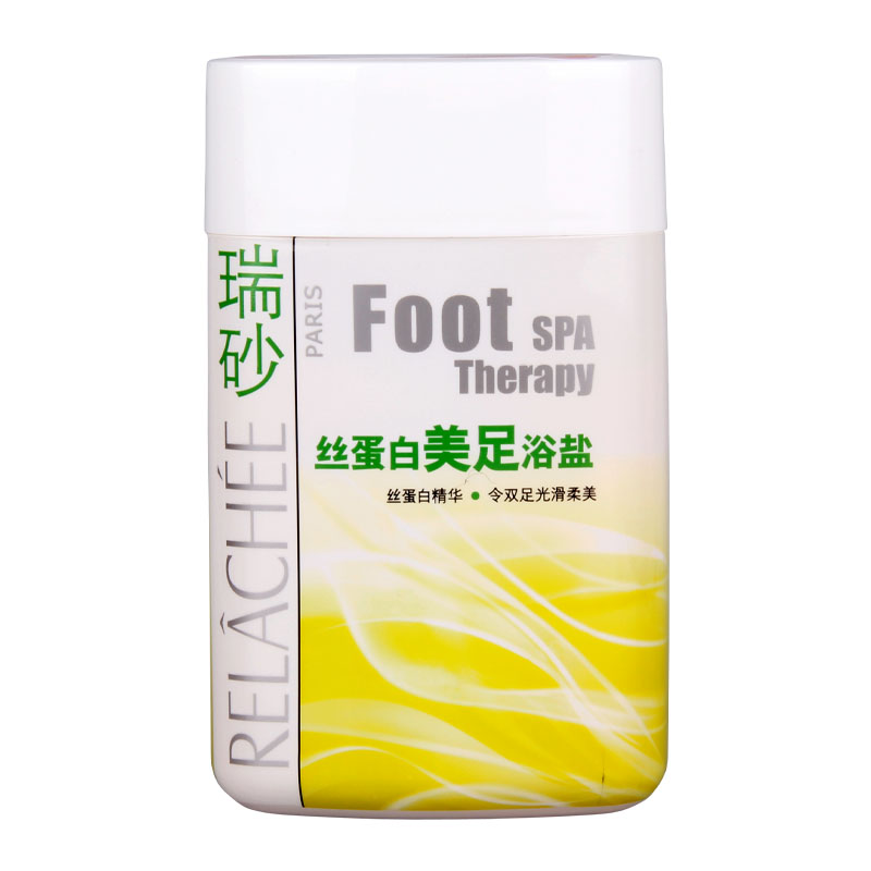 瑞砂丝蛋白美足香浴盐600g泡脚粉保湿滋润亮白去角质细腻舒缓