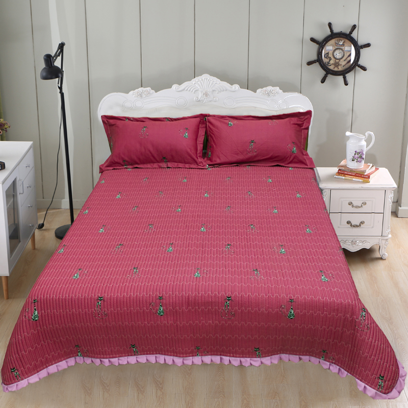 Tatami trải giường tùy chỉnh thực hiện tùy chỉnh kích thước tùy chỉnh bông duy nhất quilted quilted tấm trượt mat cover - Trải giường