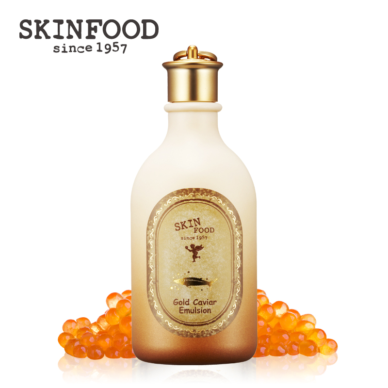 skinfood思亲肤 黄金鱼子酱赋活乳液 补水保湿 滋润爽肤 收缩毛孔