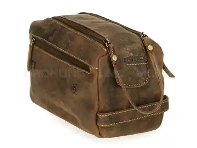 German old GB men and women leather bag mobile phone bag wash bag cosmetic bag