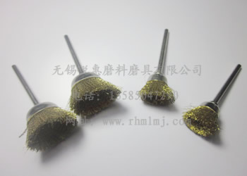 Pen-lever brass wire wheel rod bowl brass wire wheel bowl type brass wire wheel