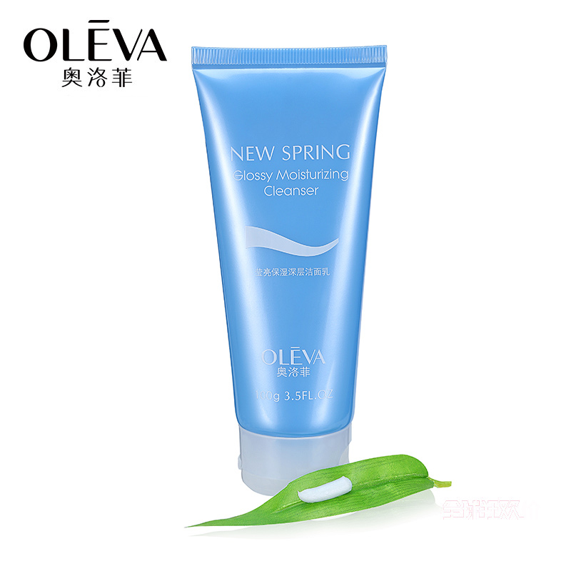 Oleva/奥洛菲莹亮保湿深层洁面乳100ml 女补水滋润深层清洁洗面奶
