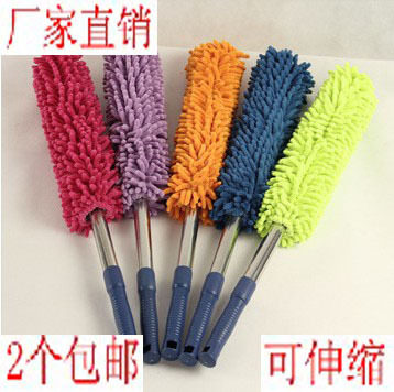 Second-kill chenille family car with dust-removing clapper chicken feather clapper retractable dust clasp large
