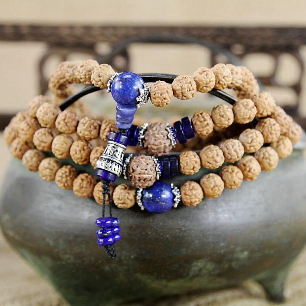 Read Everest Pearl number of beads India Five Flesh Tooth Flesh Tattooer Gold Kumgang Bodhi 108 9mm