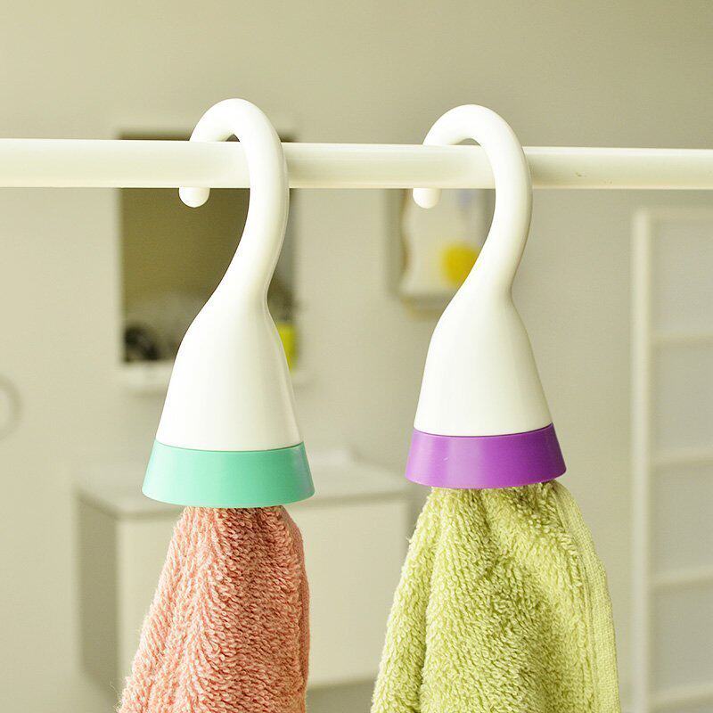 Japan NSH casual towel hanging clip hook Dishcloth Clip Kitchen dishcloth Rubbing Hand Cloth Containing Clip Hooks-Taobao