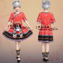 New Guizhou Miao ethnic dance womens clothing Yi ethnic group performance clothing Yunnan minority ethnic Zhuang dress