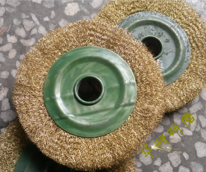 | | wire drawing wheel flat copper wire round 125 mm * 16 mm 100 copper wire grinding wheel | | polishing machine polishing wheel