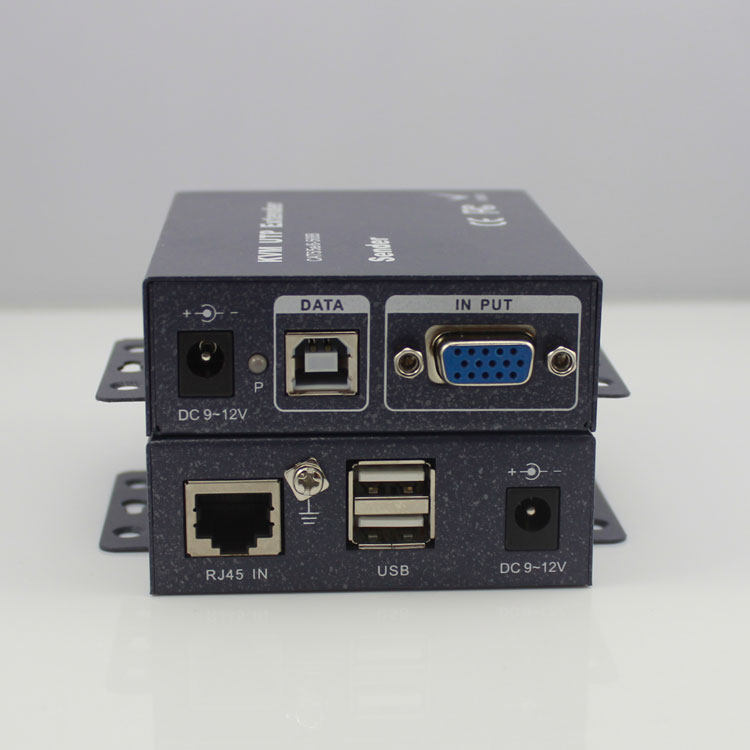 Industrial Grade DVR Recorder extension device VGA extender with USB Mouse key 200 m KVM Host NVR extender