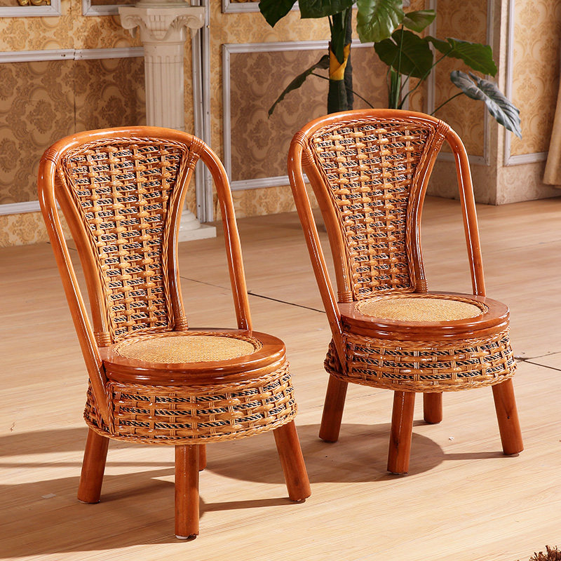 Leisure Chair Indonesia Fujigong Fu Tea A Few Vines Wood Real Rattan Tea Table Five Sets Tea Zhuang Dwarf Bench Rattan Chair