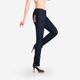 Cộng với quần jeans nhung nữ chic quần thẳng retro cao eo dày ấm XL màu xanh đậm quần mỏng mùa đông quần áo nữ giá rẻ Quần jean