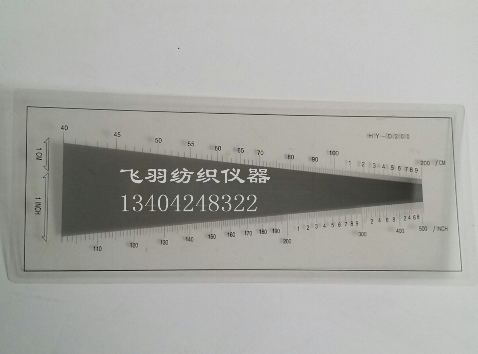 Plastic weft density mirror screen density mirror 100-500 mesh high density fabric warp and weft density meter