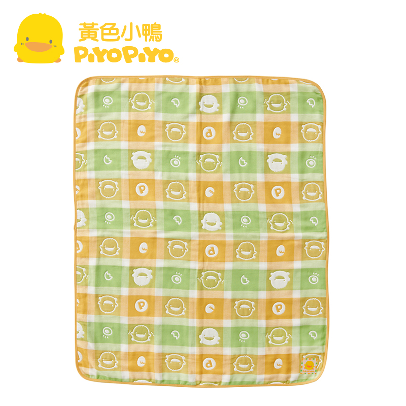 黄色小鸭 六层立体纱盖毯礼盒 810705