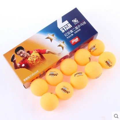 Red double - star 2 - star table tennis red double - hue 2 - star table tennis 40MM 10 match training balls