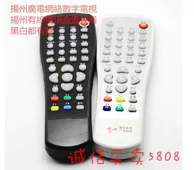 Original chip Yangzhou radio and television network digital TV Yangzhou cable set-top box remote control black and white