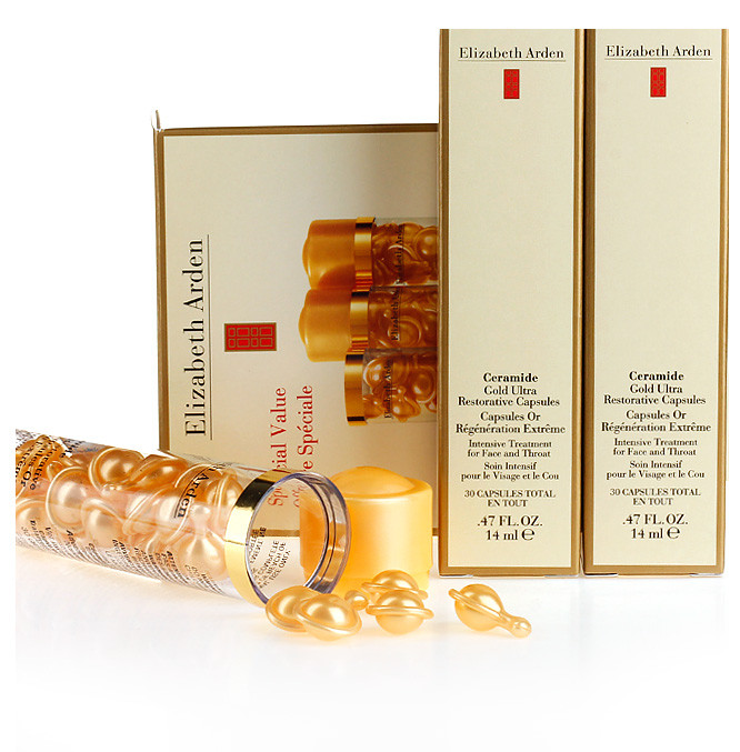 Elizabeth Arden/雅顿 黄金导航面部胶囊90颗 紧致提拉精华面胶