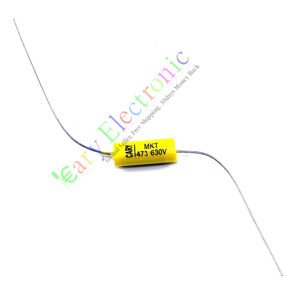 630V Yellow Wearing Atrium Axial Liner Machine Coupling Film Capacitive Fever Endless Copper Feet Power Amplifier Sound 0 047uf