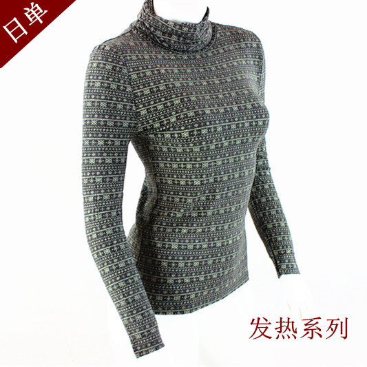 Sakura home foreign trade Japanese single ladies autumn and winter high-neck long-sleeved inner clothes self-cultivation hot and warm autumn clothes women