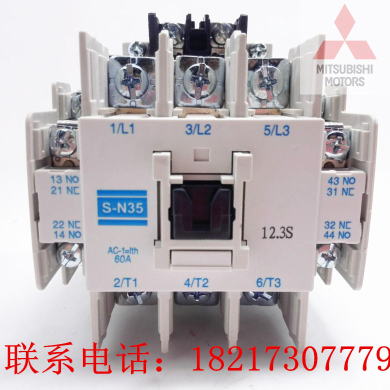 Mitsubishi electromagnetic AC contactor elevator special S-N35 AC110V 220V 380V35A