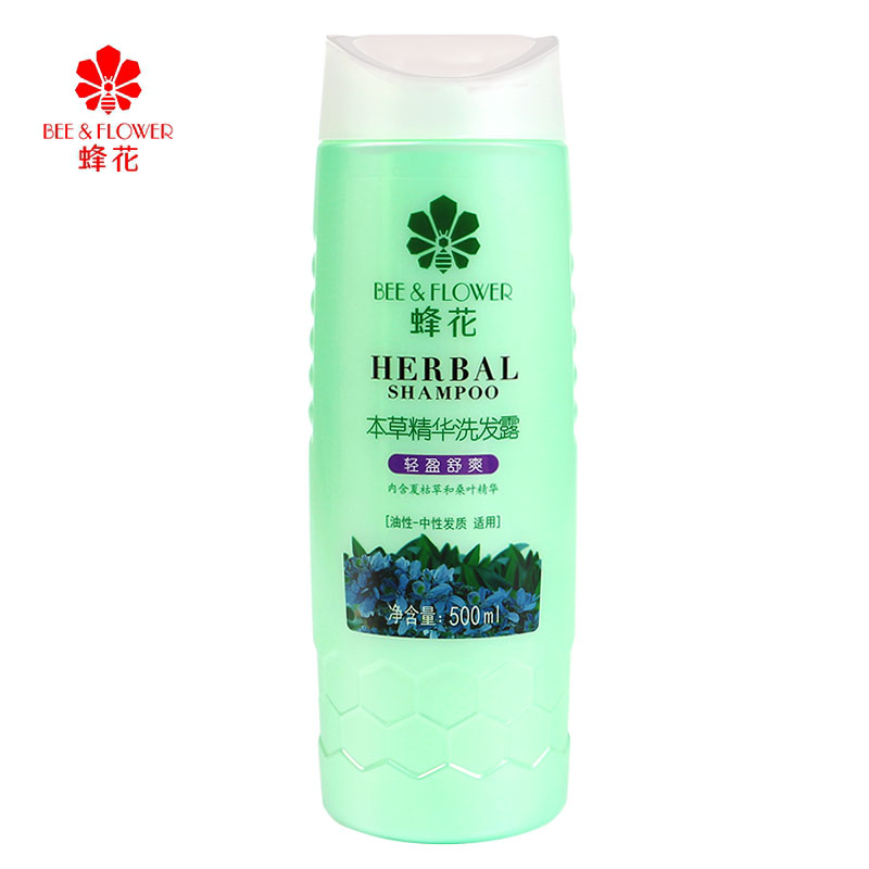 【天猫超市】蜂花洗发水本草精华洗发露500ml 含夏枯草+桑叶精华
