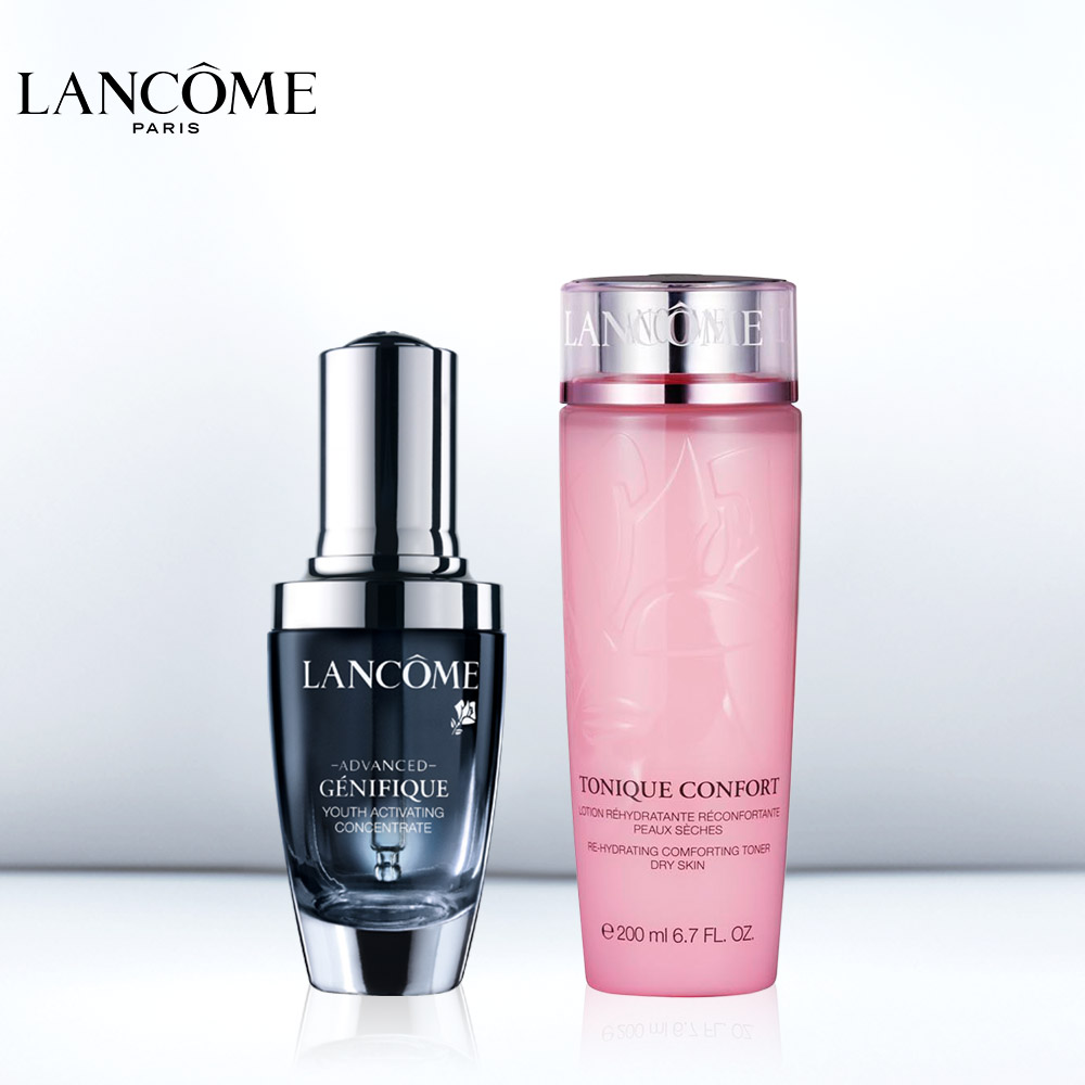 【11.11】兰蔻明星套装 「小黑瓶」 精华肌底液30ml+粉水200ml