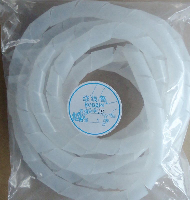 10 m 18mm white winding pipe protection wire not worn and insulated to improve the beauty of the wire bending