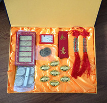 Funerary objects: Ruyi silver coins twelve zodiac signs gold ingots and other gift boxes
