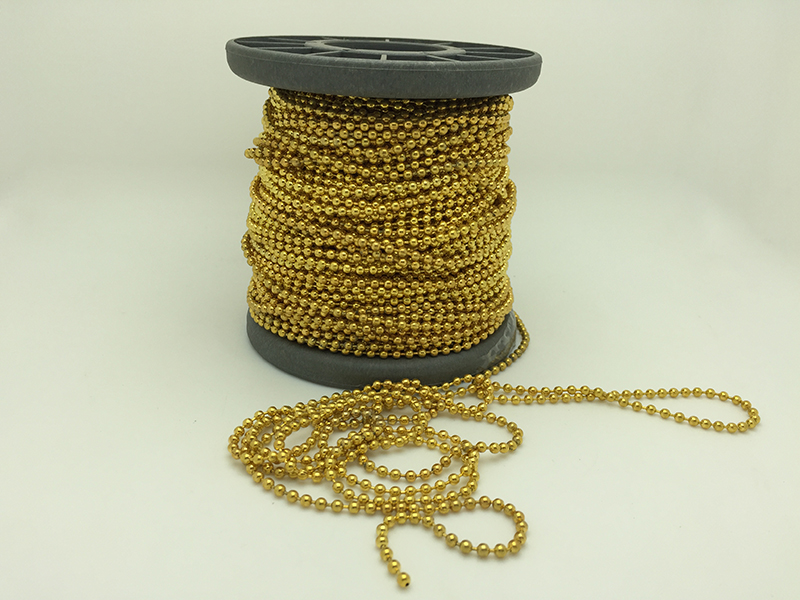 3 2 coarse beads necklace gold pull wire switch special