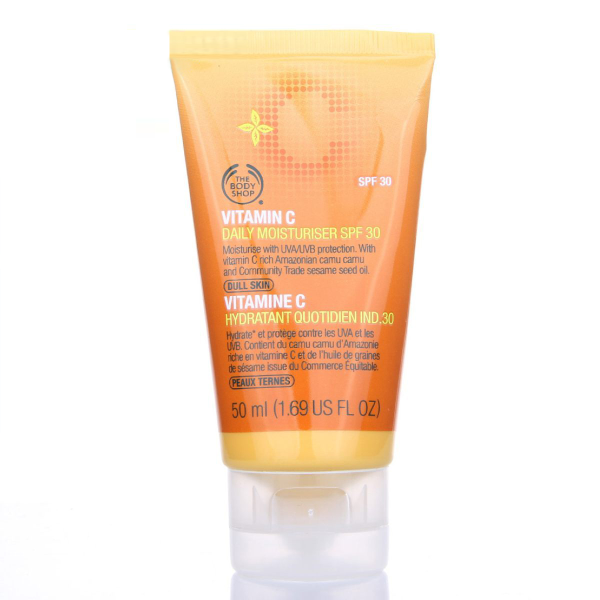 The body shop/美体小铺维他命C/VC活肤嫩白嫩白隔离防晒霜乳50ML