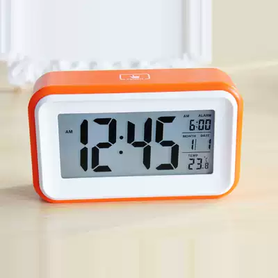 Multi-function electronic alarm clock Touch-sensitive luminous electronic alarm clock Mute snooze temperature Bed head lazy alarm clock