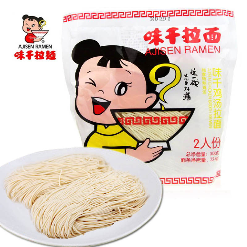 【天猫超市】味千拉面 鸡汤拉面2人份300g 带汤料包 新鲜 口感好
