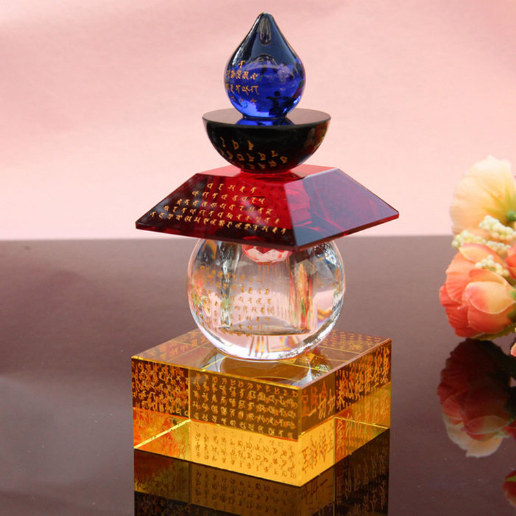 Five - color crystal baby tower five - round Tashelita Fota Selita