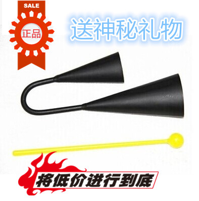 Iron-made small number double sound cylinder double sound horn double sound touch Zhong Orff percussion instrument