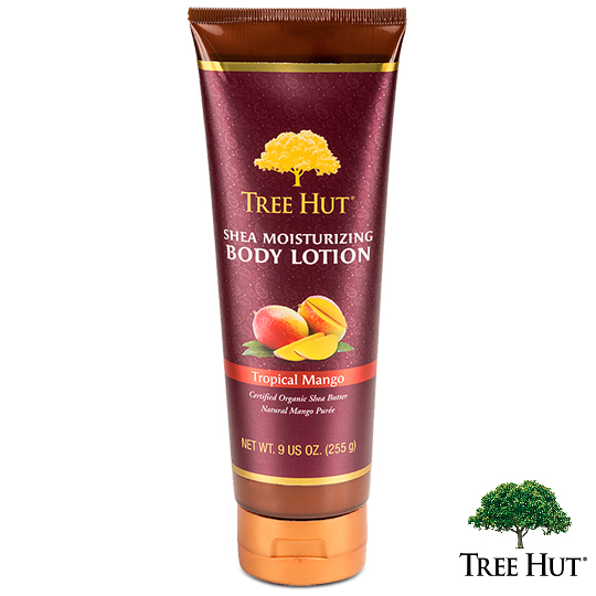 台湾官网直邮进口Tree Hut树上小屋滋润身体乳-热带芒果香味