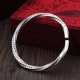 Yuyuan Gong 999 sterling bạc giống như vòng tay trái tim retro Viking vòng tay chiến đấu loạt nam nữ vòng đeo tay Mobius