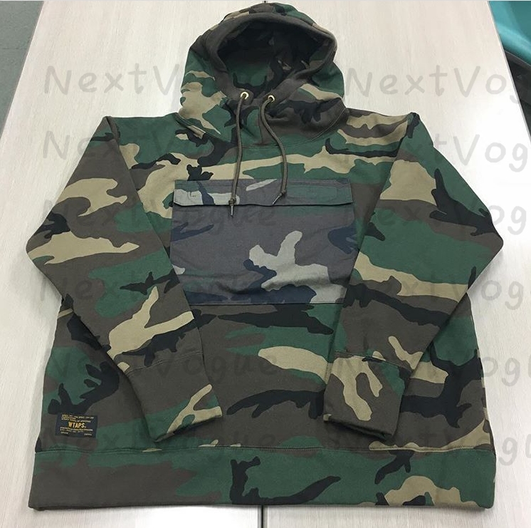 wtaps camo hoodie