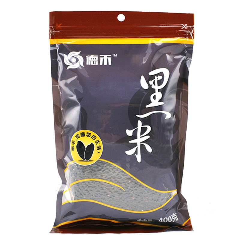 【天猫超市】德禾黑米 绿色五谷杂粮无染色源自黑龙江400g/袋