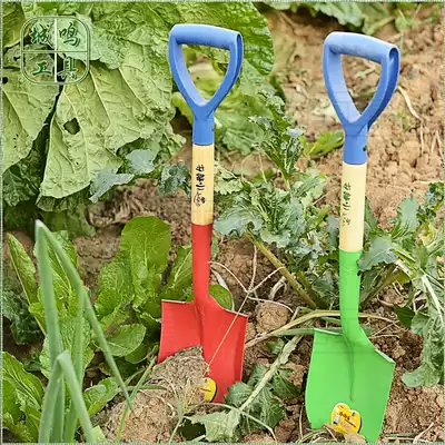 Thickened round head shovel agricultural gardening shovel garden shovel steel square head shovel household steel shovel car shovel