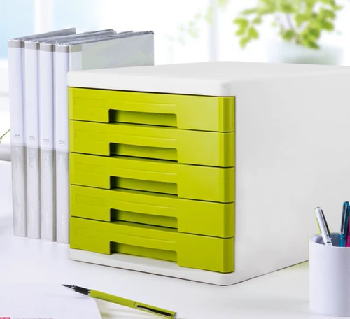 Deli Файл Файл Шкаф Цвет 9762 Пластиковый файл коробка Deli Deli Deli Пять