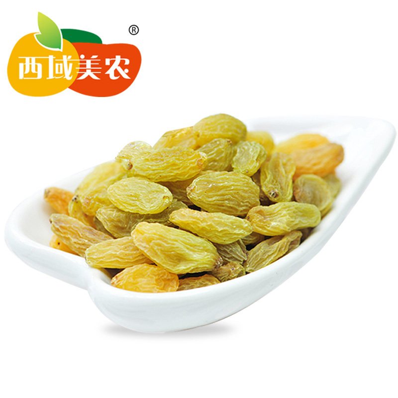 【天猫超市】西域美农 新疆特产树上黄葡萄干250g提子干休闲零食