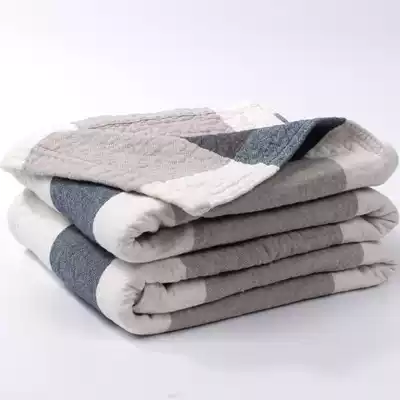 Cotton layer summer double towel blanket can be used as bed sheet cover bed cover bed cover cover a bag