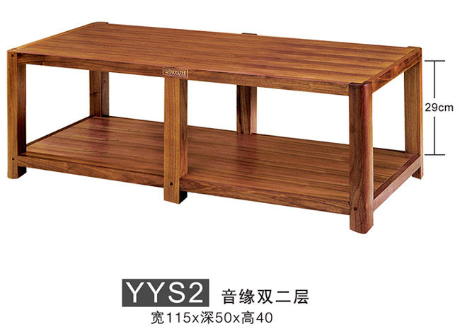 Jazz Rack Solid Wood Sound Furniture Soundedge Double Second Floor YYS2 Speaker Cabinet Power Amplifier Equipment HIFI Equipment Rack