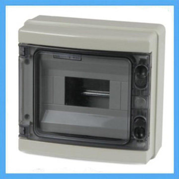 HA-8way outdoor waterproof air open box power distribution box surface mounted C45 circuit breaker box 8 outdoor rainproof switch box