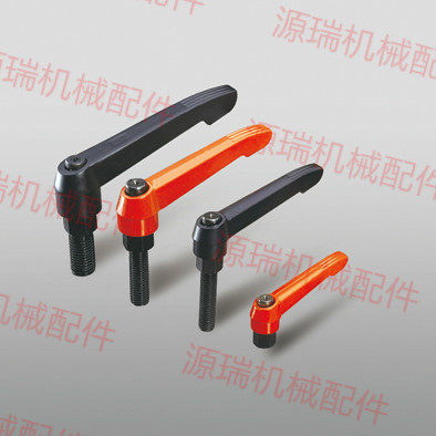 Zinc alloy adjustable handle screw 7 font handle L type rotable adjustable lock handle M12 14M16