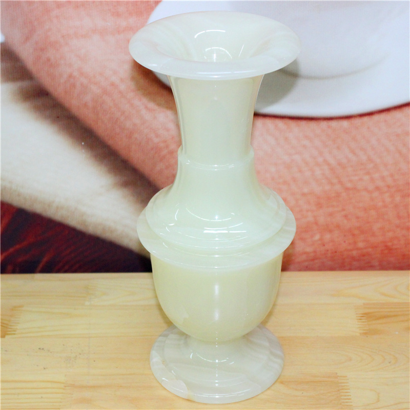 Pakistan's handicrafts imported from Pakistan jade vase overseas imported process collection gift BY543