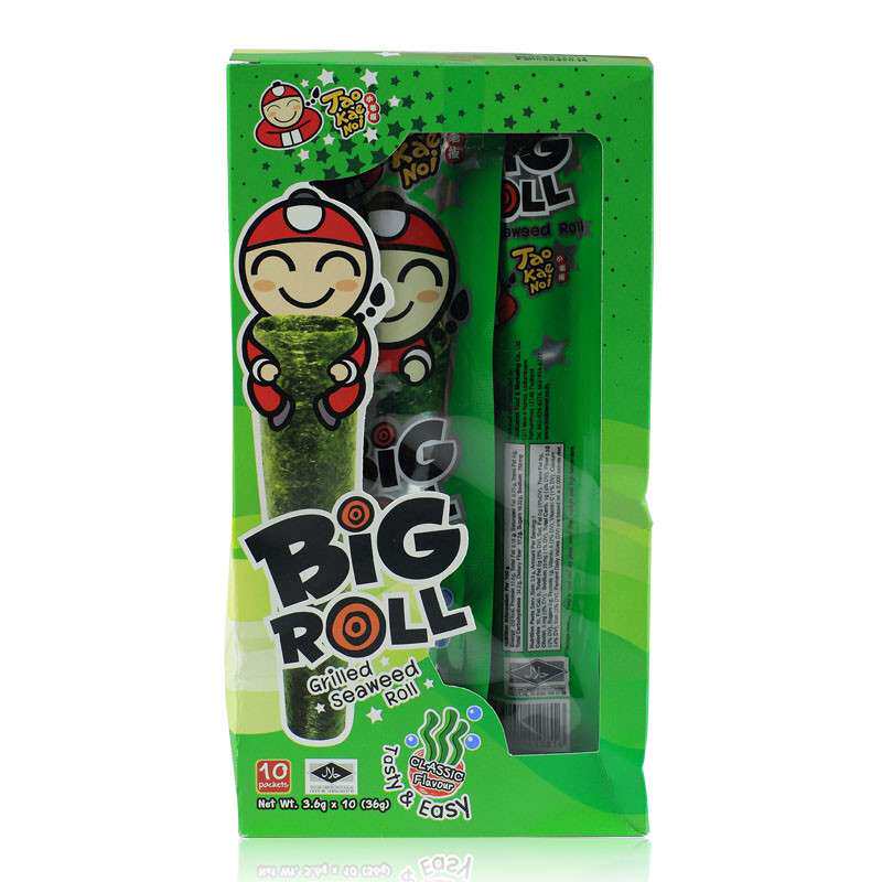 【苏宁易购】小老板TaoKaeNoi 烤海苔卷-原味 36g/盒