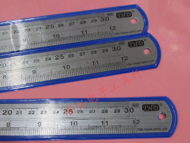 Metric steel ruler stainless steel ruler graduated steel ruler drawing steel metal ruler 15-100cm film cutting